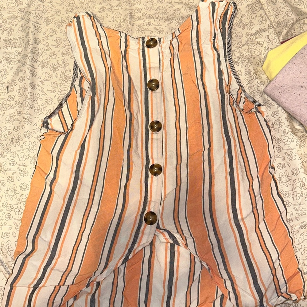 Multi-color striped tank top